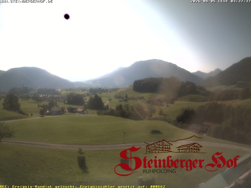 Archiv Foto Webcam Ruhpolding: Gästehaus Steinberger Hof