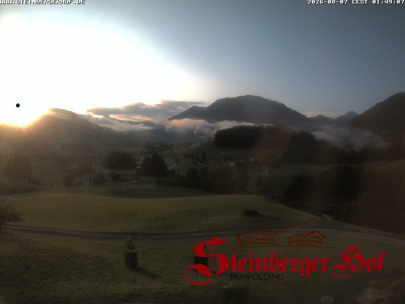 Archiv Foto Webcam Ruhpolding: Gästehaus Steinberger Hof