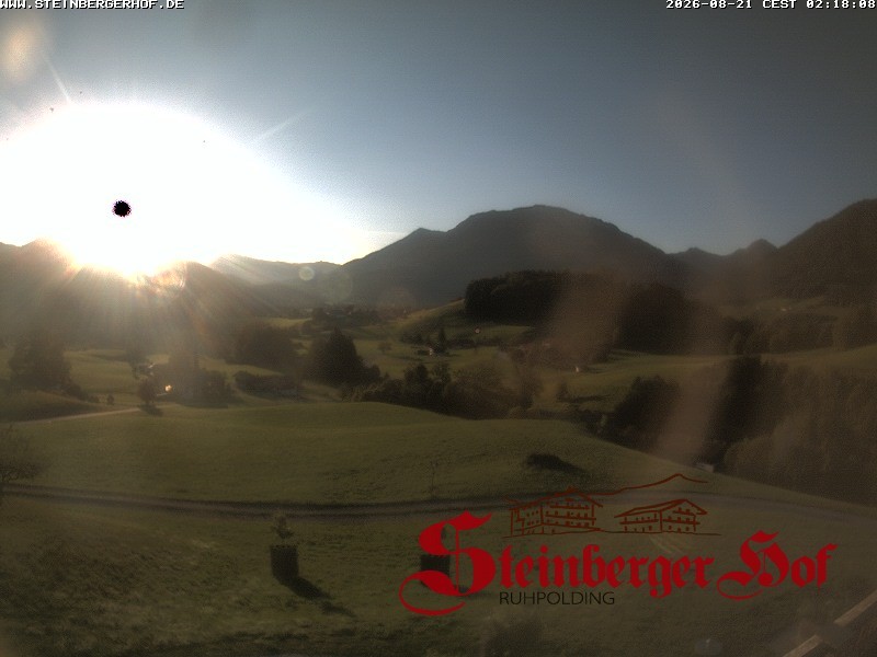 Archiv Foto Webcam Ruhpolding: Gästehaus Steinberger Hof