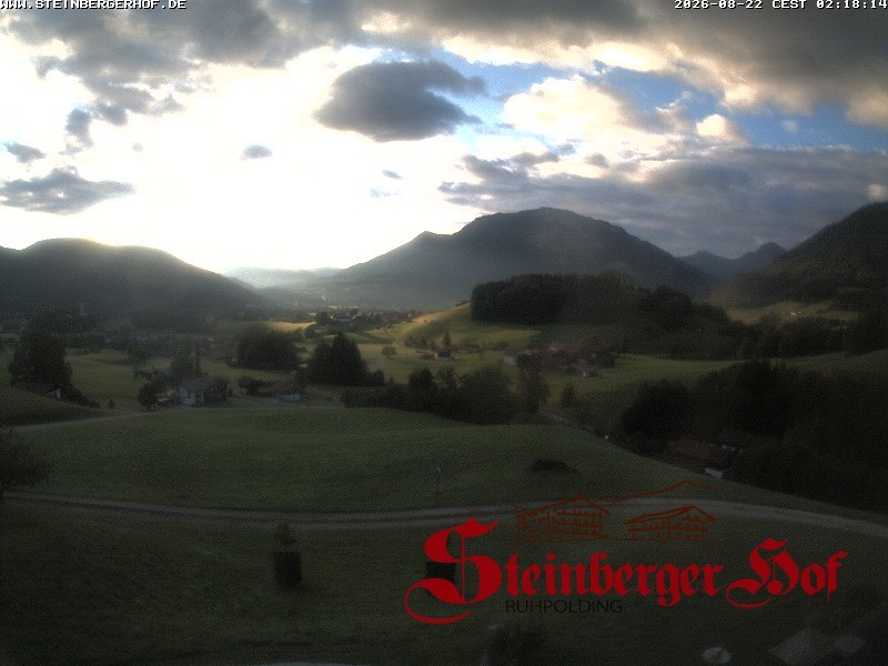 Archiv Foto Webcam Ruhpolding: Gästehaus Steinberger Hof