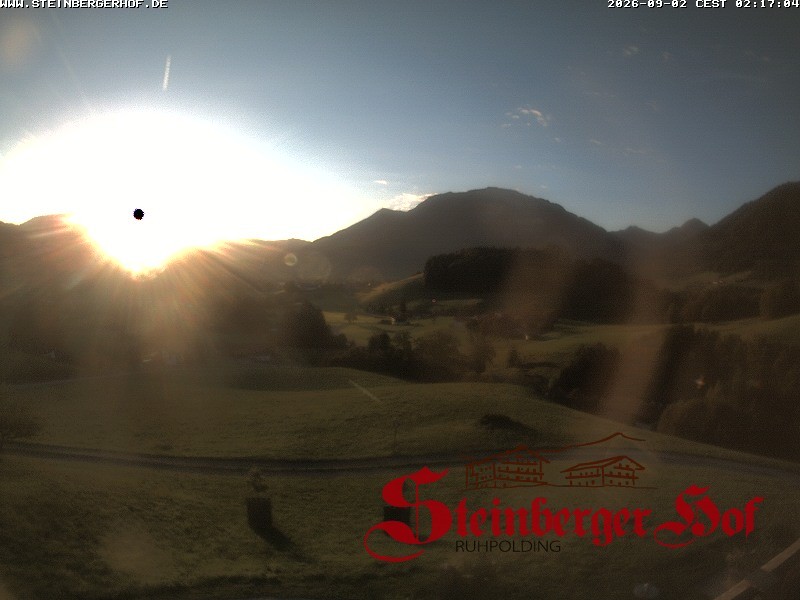Archiv Foto Webcam Ruhpolding: Gästehaus Steinberger Hof