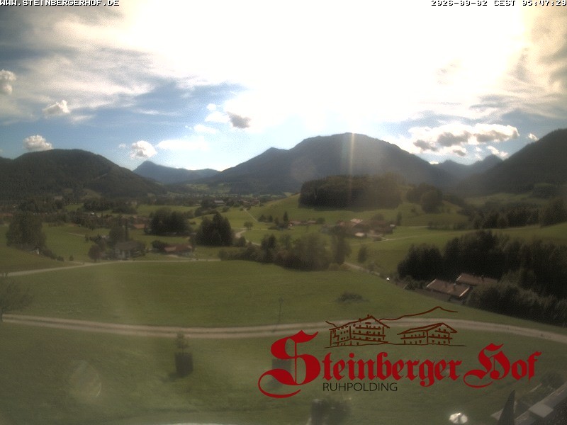 Archiv Foto Webcam Ruhpolding: Gästehaus Steinberger Hof