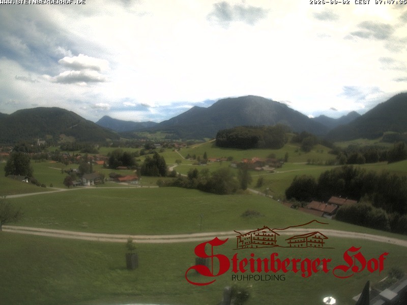 Archiv Foto Webcam Ruhpolding: Gästehaus Steinberger Hof