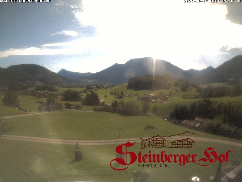 Archiv Foto Webcam Ruhpolding: Gästehaus Steinberger Hof