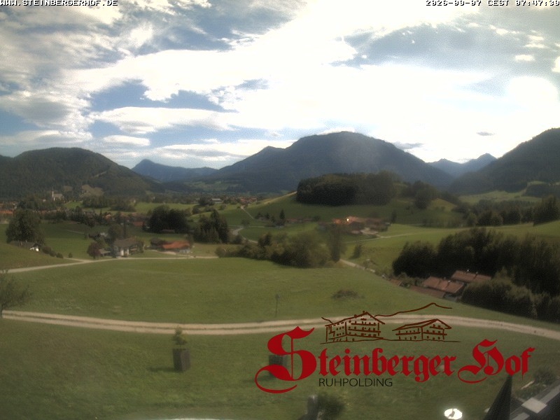 Archiv Foto Webcam Ruhpolding: Gästehaus Steinberger Hof
