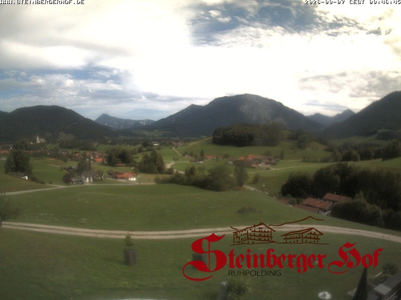Archiv Foto Webcam Ruhpolding: Gästehaus Steinberger Hof