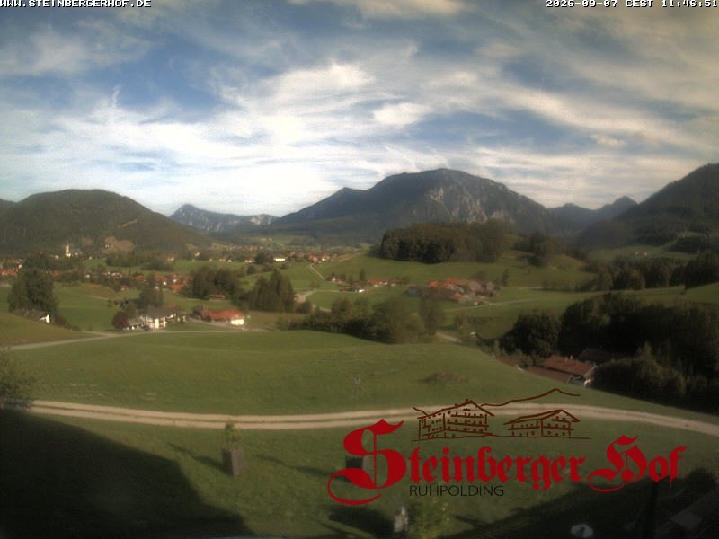 Archiv Foto Webcam Ruhpolding: Gästehaus Steinberger Hof