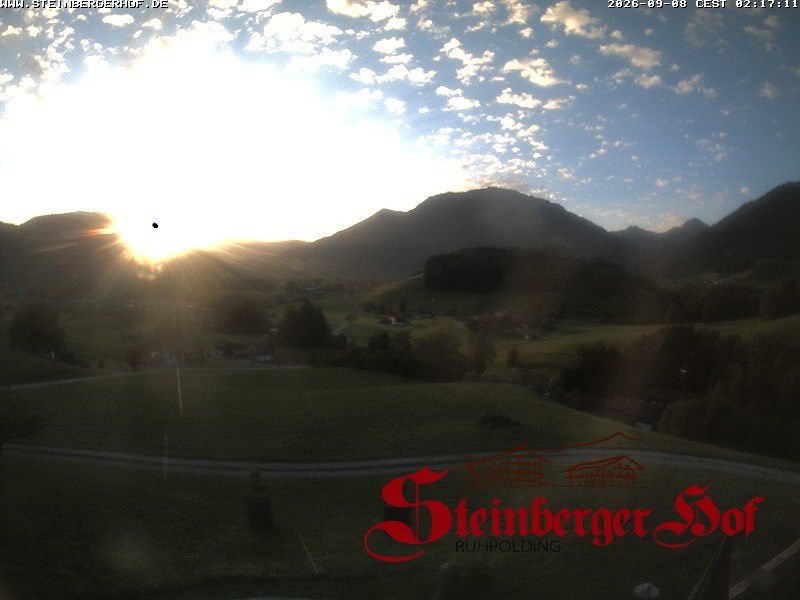 Archiv Foto Webcam Ruhpolding: Gästehaus Steinberger Hof