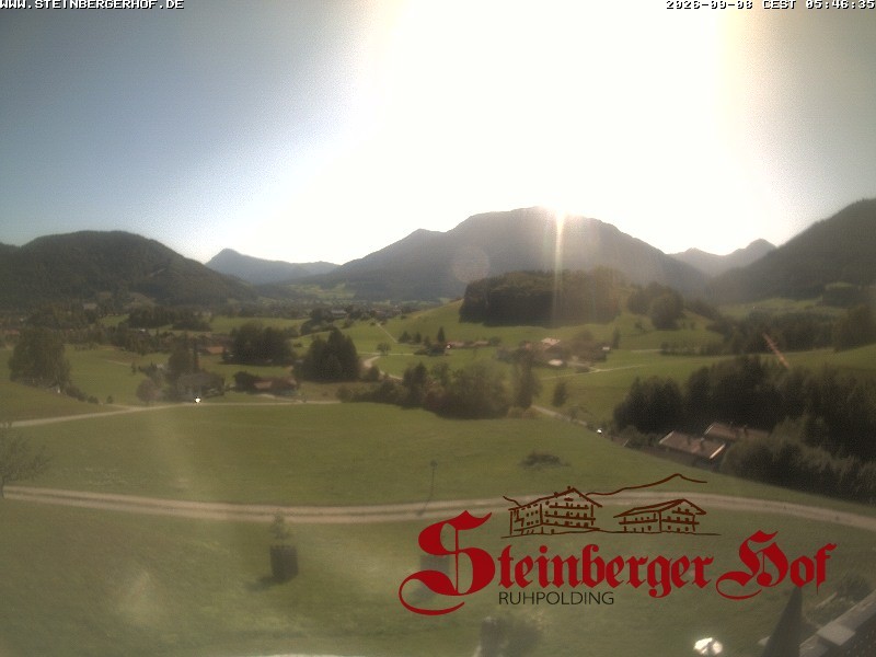 Archiv Foto Webcam Ruhpolding: Gästehaus Steinberger Hof