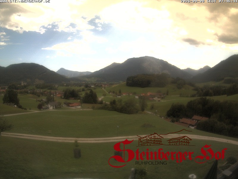 Archiv Foto Webcam Ruhpolding: Gästehaus Steinberger Hof
