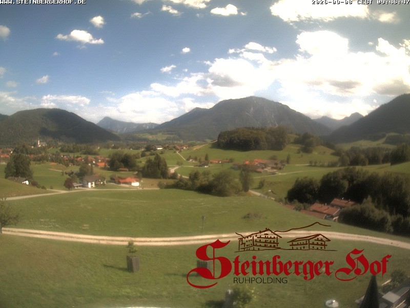Archiv Foto Webcam Ruhpolding: Gästehaus Steinberger Hof