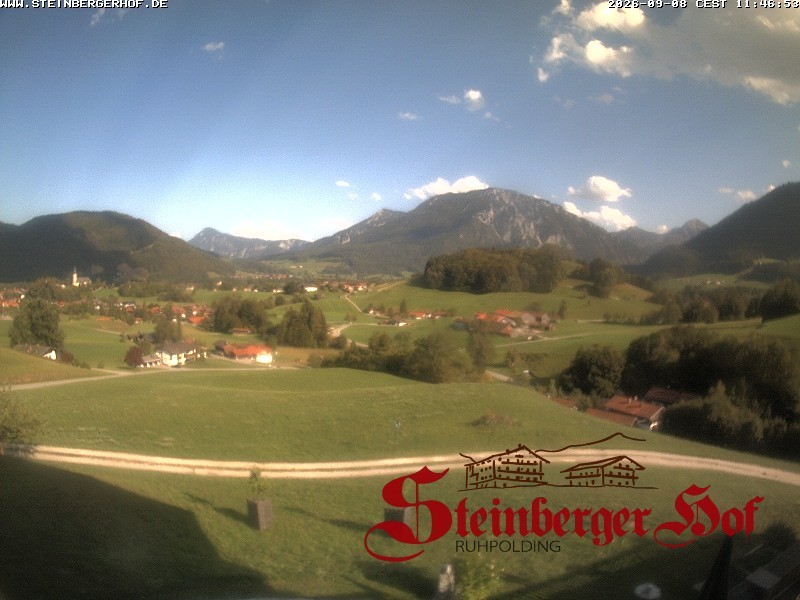 Archiv Foto Webcam Ruhpolding: Gästehaus Steinberger Hof