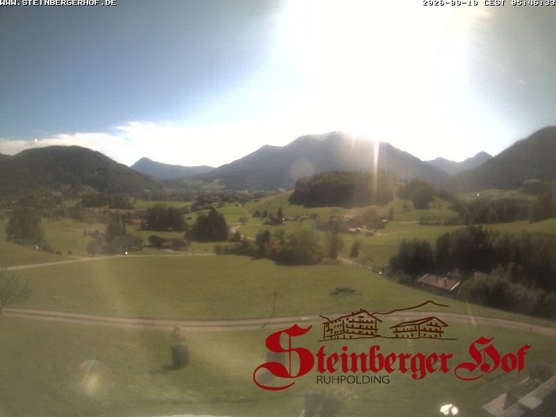 Archiv Foto Webcam Ruhpolding: Gästehaus Steinberger Hof
