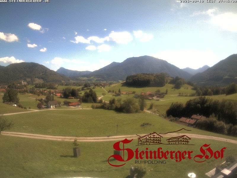Archiv Foto Webcam Ruhpolding: Gästehaus Steinberger Hof