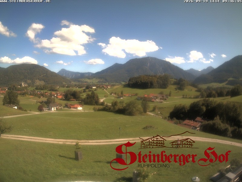 Archiv Foto Webcam Ruhpolding: Gästehaus Steinberger Hof