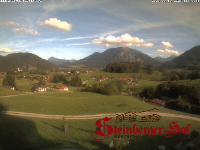 Archiv Foto Webcam Ruhpolding: Gästehaus Steinberger Hof