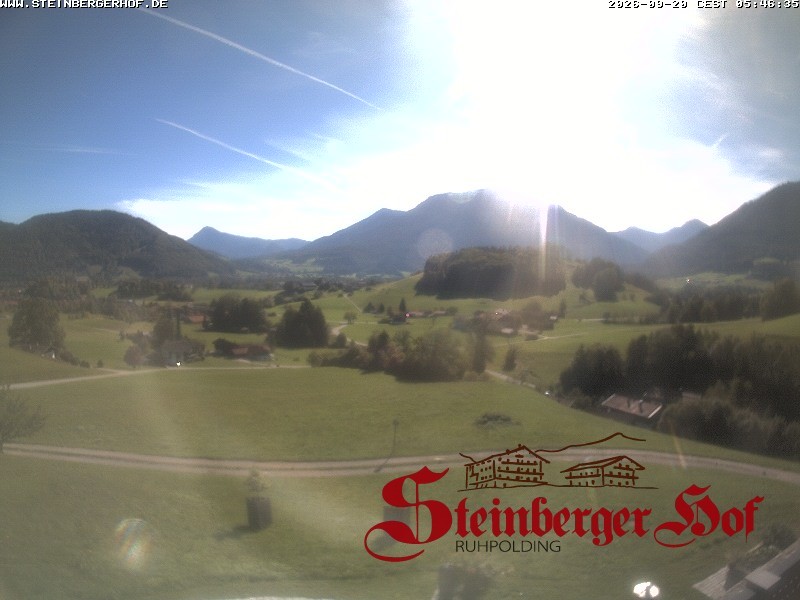 Archiv Foto Webcam Ruhpolding: Gästehaus Steinberger Hof