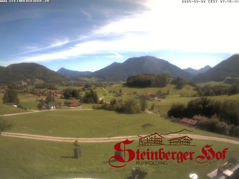 Archiv Foto Webcam Ruhpolding: Gästehaus Steinberger Hof