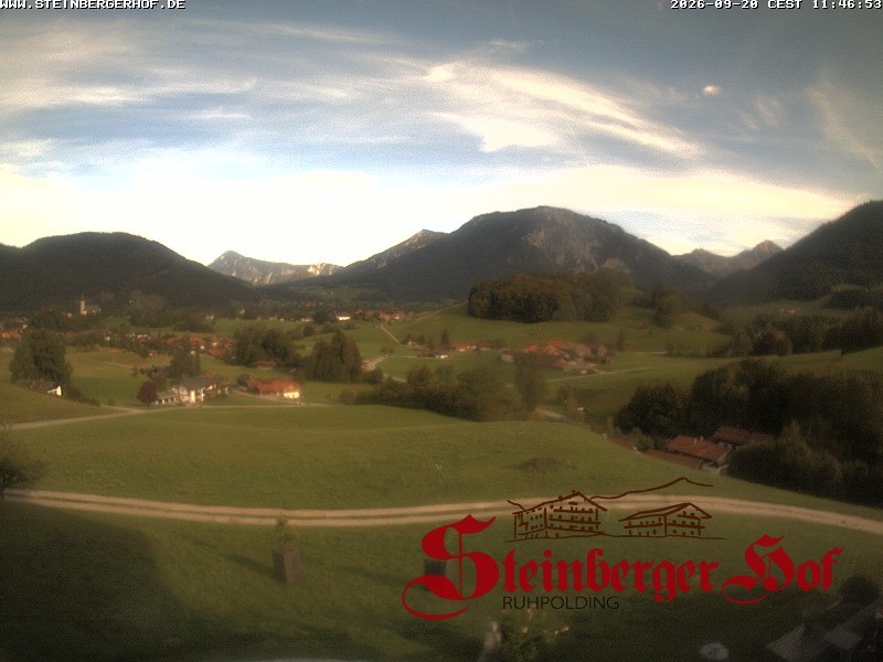 Archiv Foto Webcam Ruhpolding: Gästehaus Steinberger Hof
