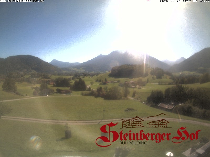 Archiv Foto Webcam Ruhpolding: Gästehaus Steinberger Hof