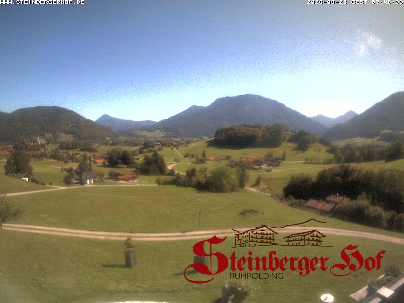 Archiv Foto Webcam Ruhpolding: Gästehaus Steinberger Hof