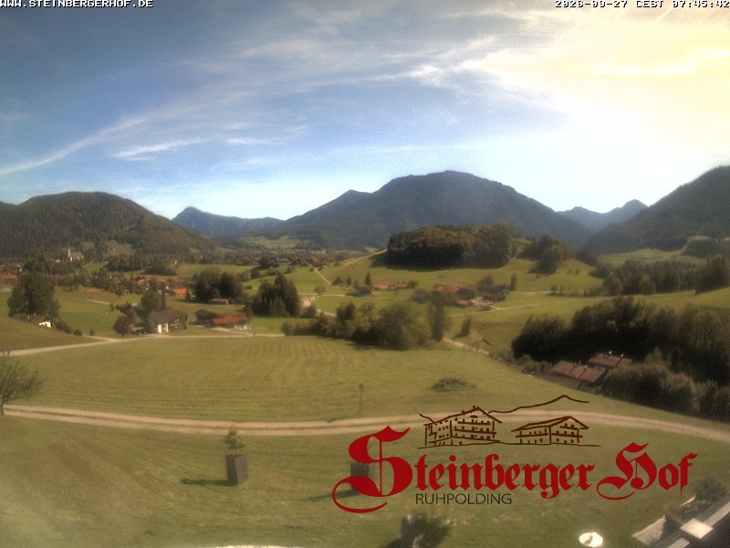 Archiv Foto Webcam Ruhpolding: Gästehaus Steinberger Hof