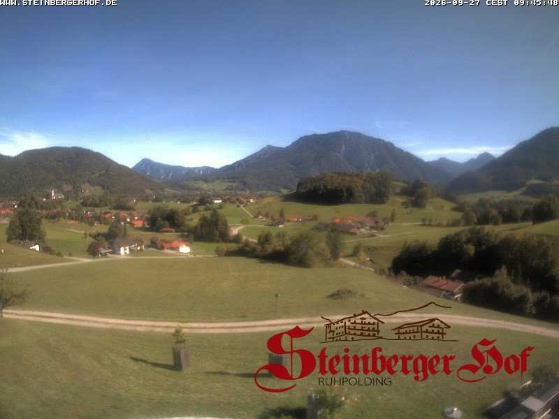 Archiv Foto Webcam Ruhpolding: Gästehaus Steinberger Hof