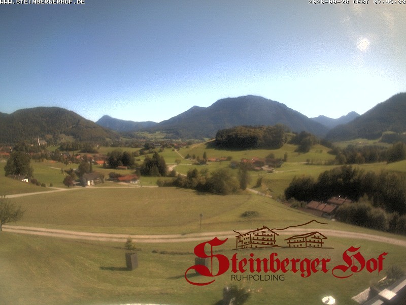 Archiv Foto Webcam Ruhpolding: Gästehaus Steinberger Hof