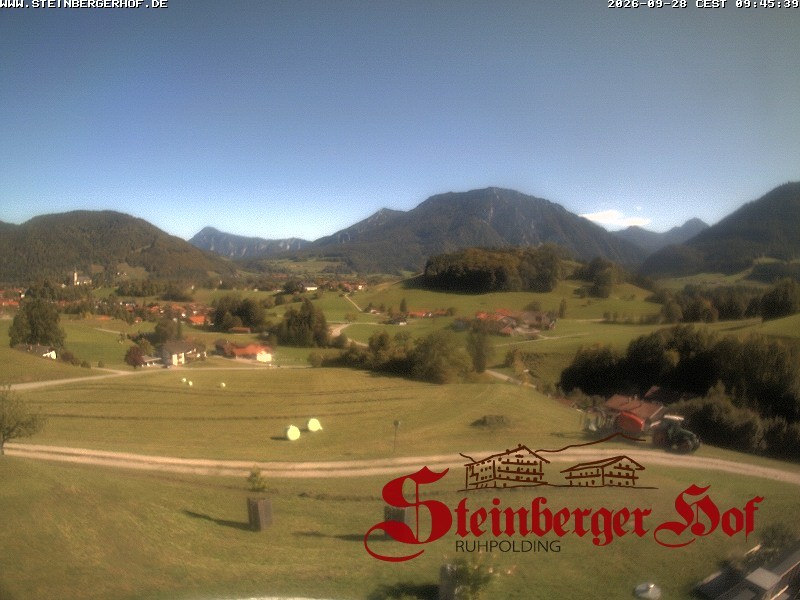 Archiv Foto Webcam Ruhpolding: Gästehaus Steinberger Hof