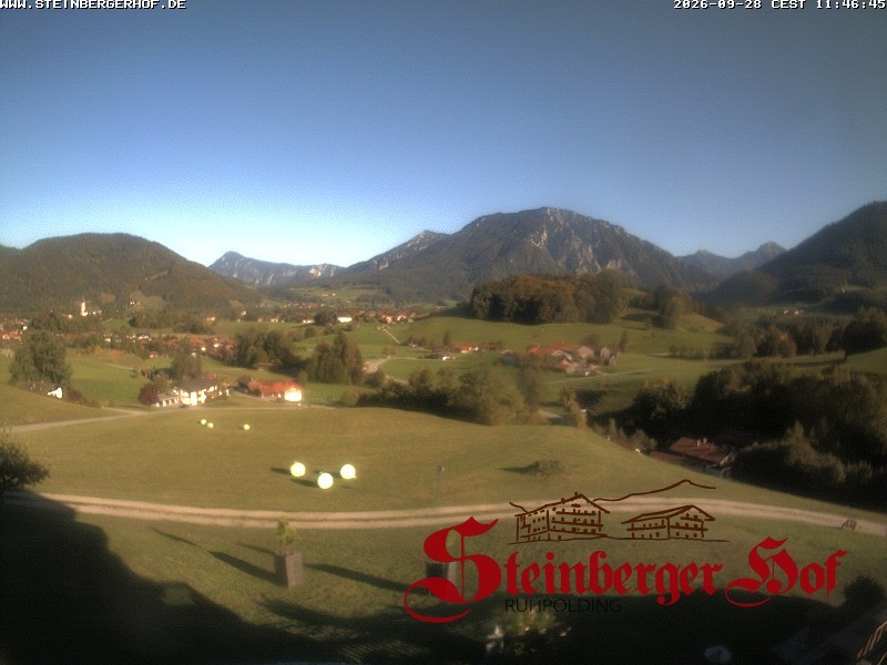 Archiv Foto Webcam Ruhpolding: Gästehaus Steinberger Hof