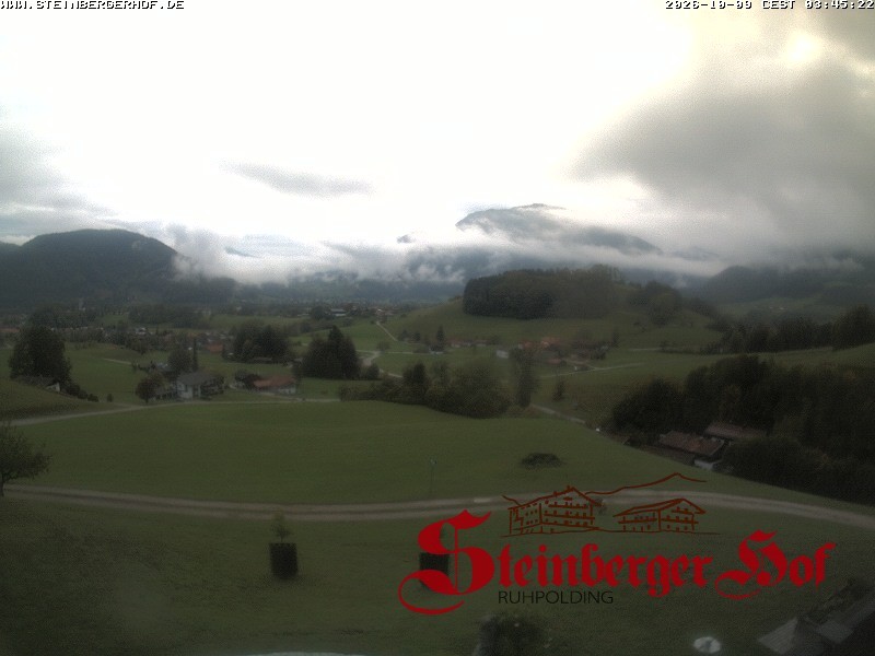 Archiv Foto Webcam Ruhpolding: Gästehaus Steinberger Hof