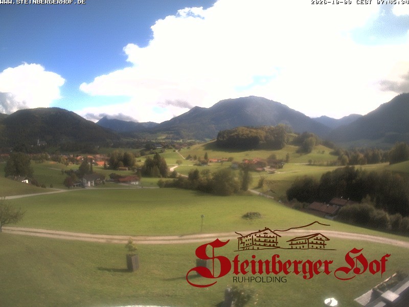 Archiv Foto Webcam Ruhpolding: Gästehaus Steinberger Hof