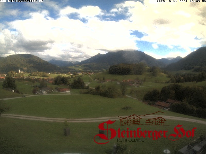 Archiv Foto Webcam Ruhpolding: Gästehaus Steinberger Hof