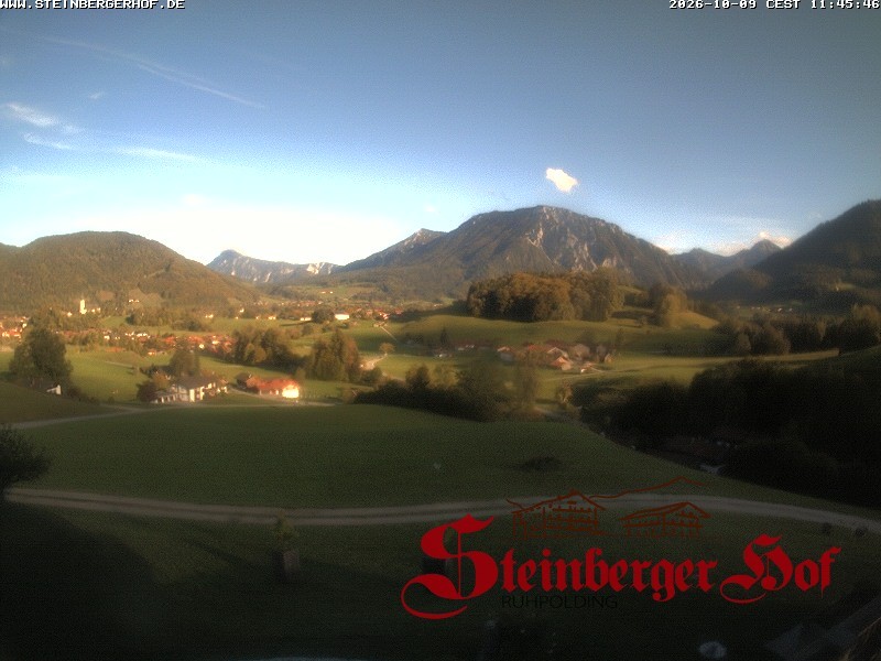 Archiv Foto Webcam Ruhpolding: Gästehaus Steinberger Hof