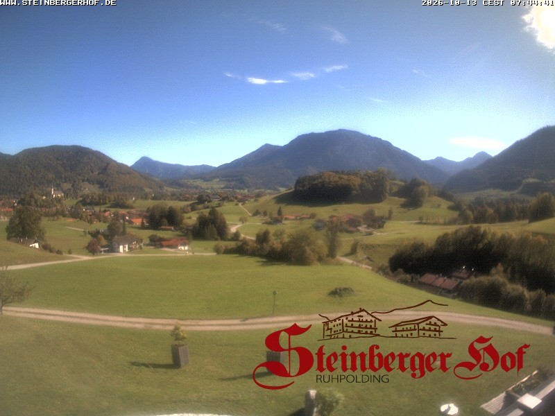 Archiv Foto Webcam Ruhpolding: Gästehaus Steinberger Hof
