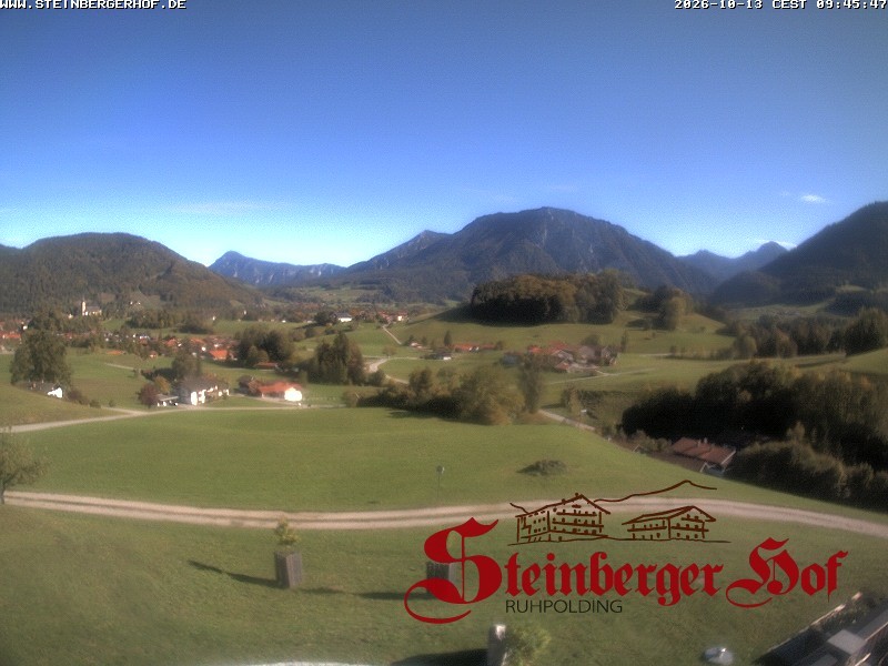 Archiv Foto Webcam Ruhpolding: Gästehaus Steinberger Hof