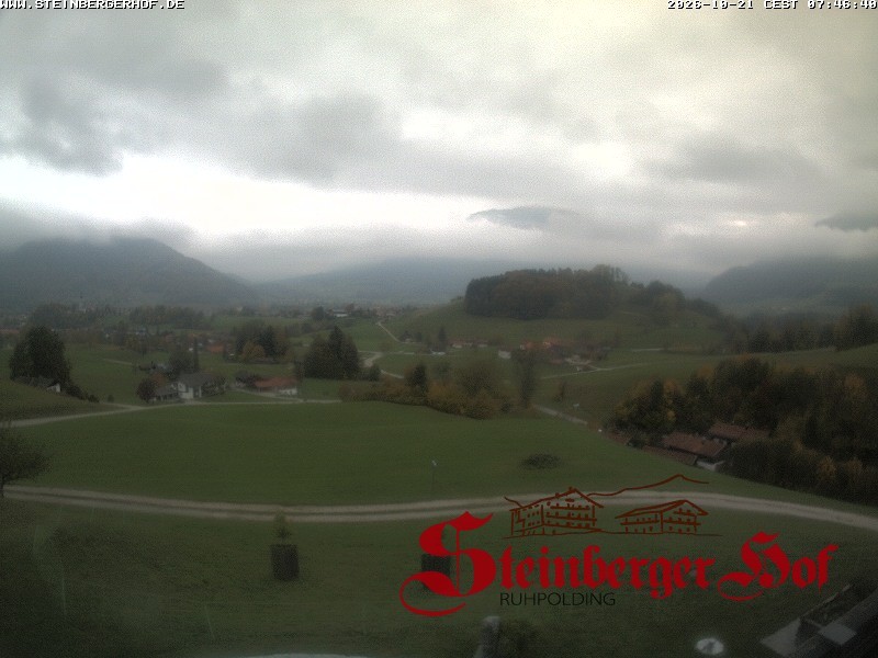 Archiv Foto Webcam Ruhpolding: Gästehaus Steinberger Hof