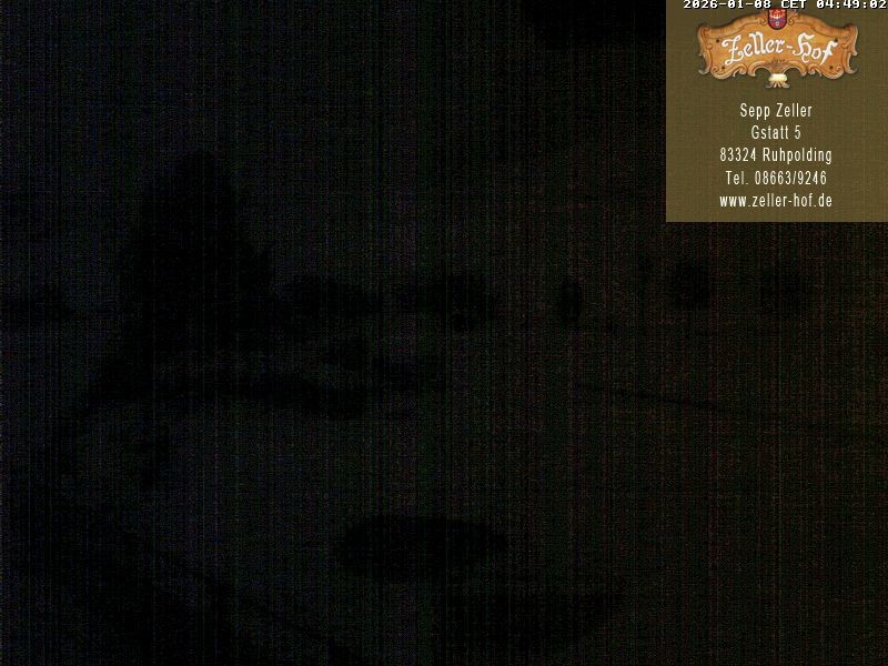 Archiv Foto Webcam Ruhpolding: Blick vom Zeller Hof