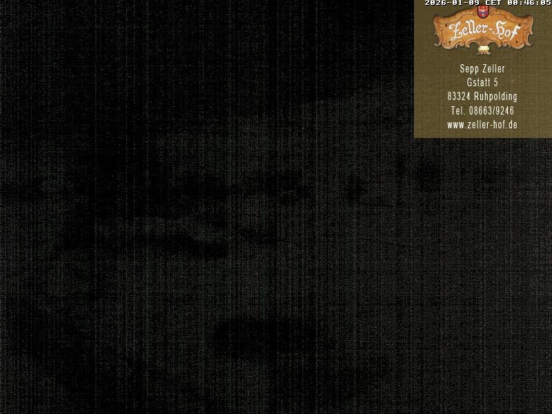 Archiv Foto Webcam Ruhpolding: Blick vom Zeller Hof