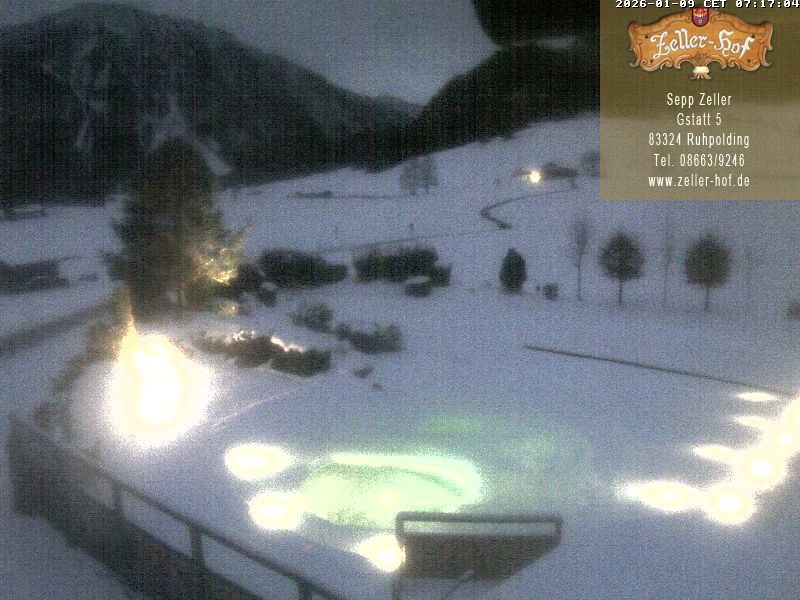Archiv Foto Webcam Ruhpolding: Blick vom Zeller Hof