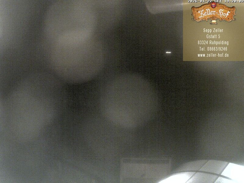 Archiv Foto Webcam Ruhpolding: Blick vom Zeller Hof