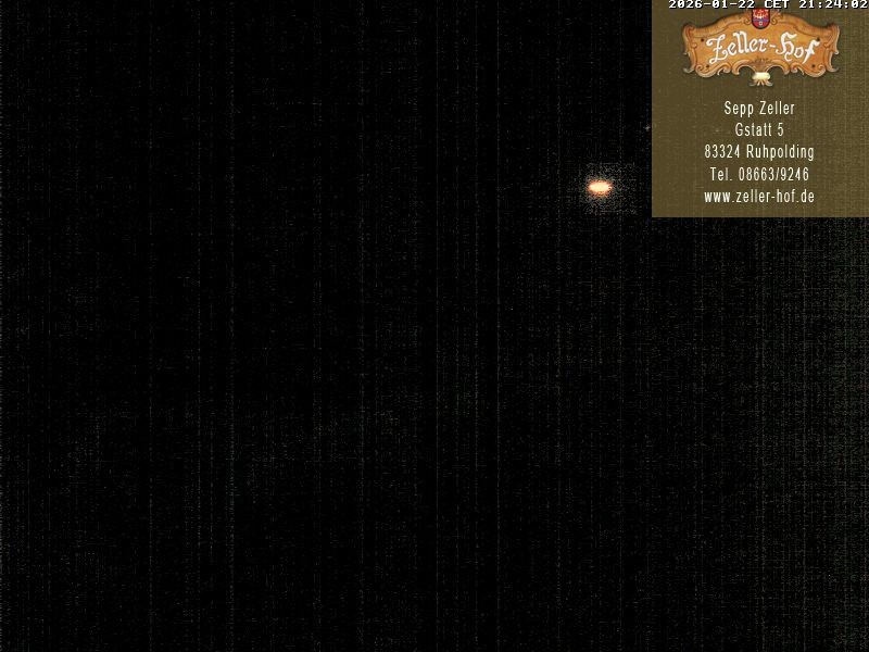 Archiv Foto Webcam Ruhpolding: Blick vom Zeller Hof