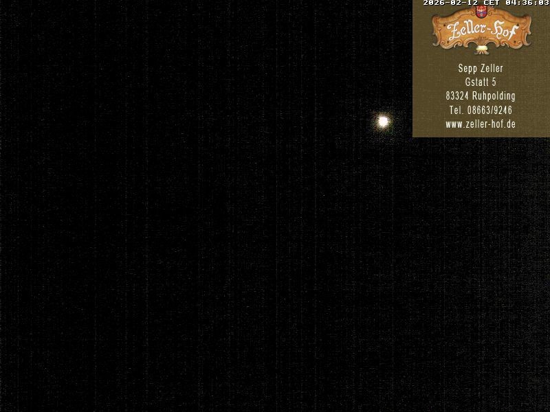 Archiv Foto Webcam Ruhpolding: Blick vom Zeller Hof