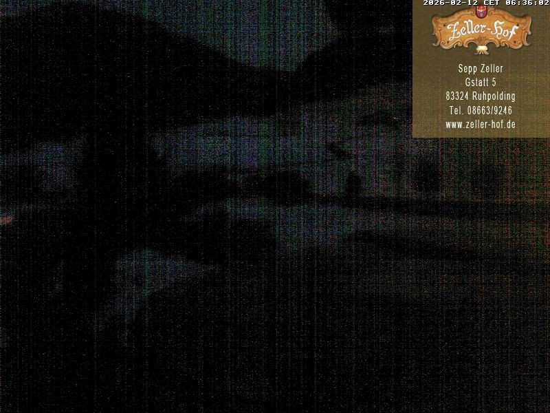 Archiv Foto Webcam Ruhpolding: Blick vom Zeller Hof