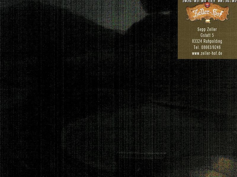 Archiv Foto Webcam Ruhpolding: Blick vom Zeller Hof