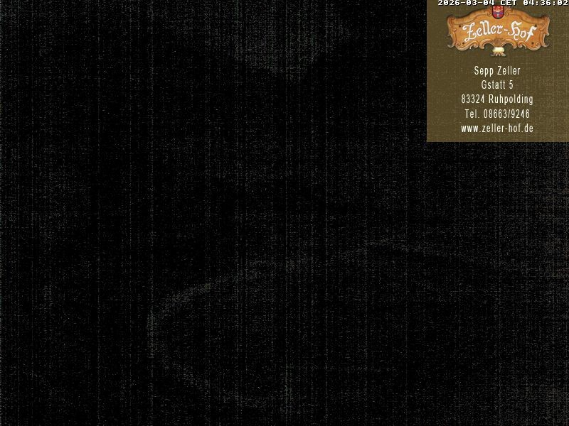 Archiv Foto Webcam Ruhpolding: Blick vom Zeller Hof