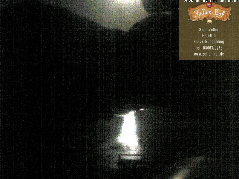 Archiv Foto Webcam Ruhpolding: Blick vom Zeller Hof