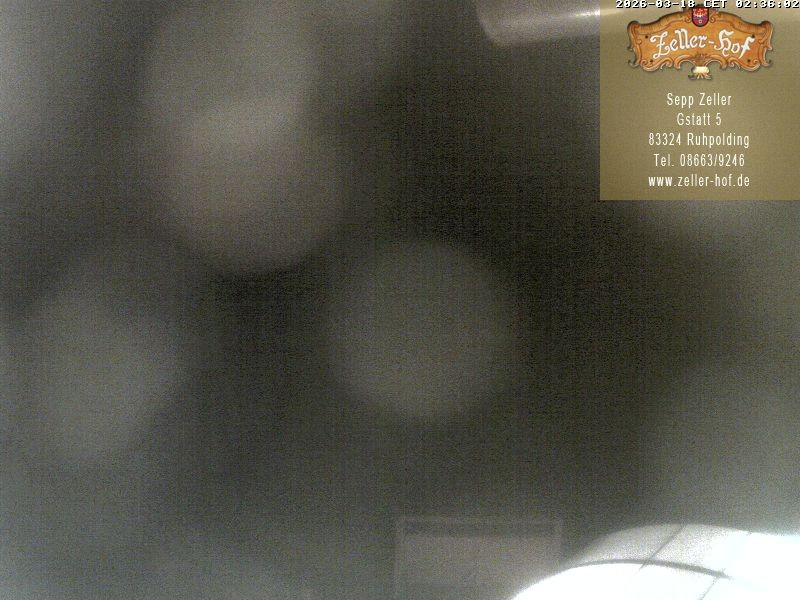 Archiv Foto Webcam Ruhpolding: Blick vom Zeller Hof