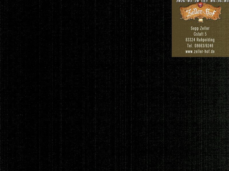 Archiv Foto Webcam Ruhpolding: Blick vom Zeller Hof