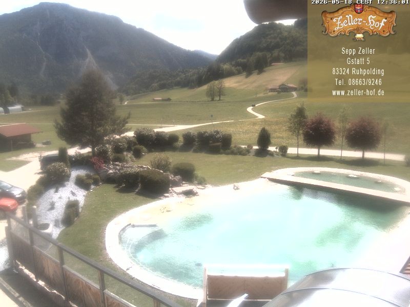 Archived image Webcam Hotel Zeller Hof